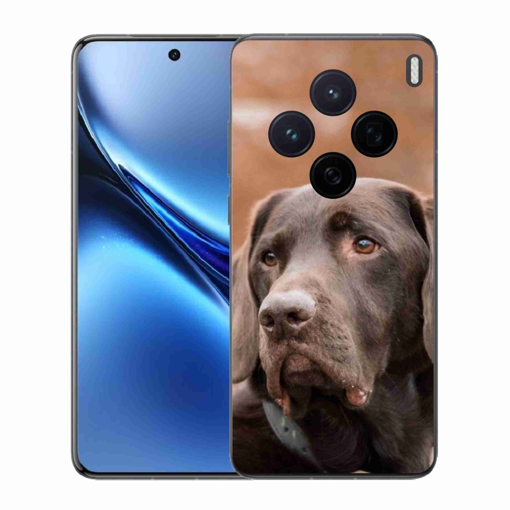 Zselés borítás mmCase Vivo X200 5G - barna labradorhoz