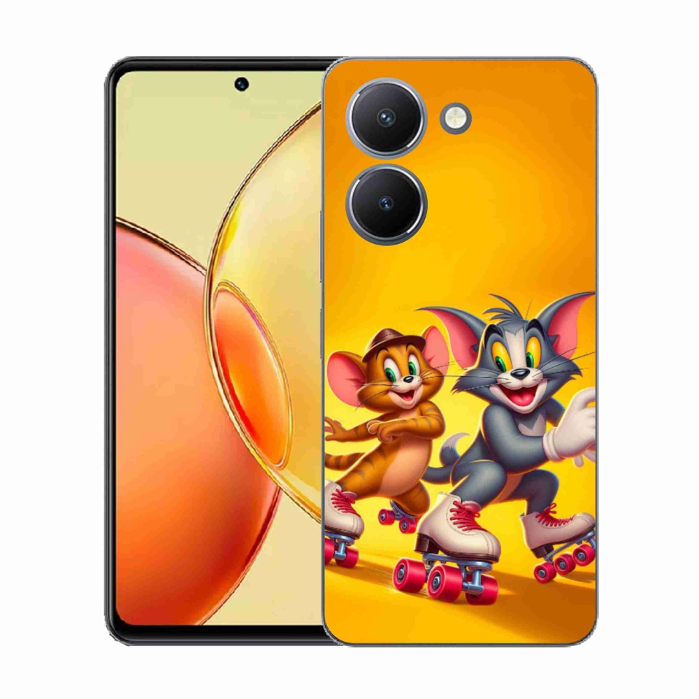 Gél borító mmCase a Vivo Y36-hoz - tom and jerry