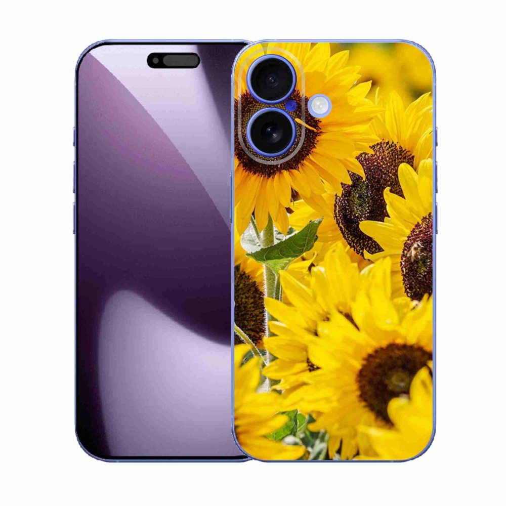 Zselés borítás mmCase iPhone 17 készülékhez - Napraforgó