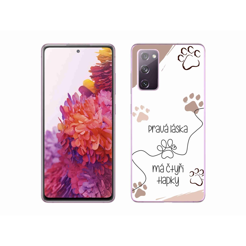 Gél borítás mmCase Samsung Galaxy S20 FE készülékhez - kutya motívum 1 fehér háttér