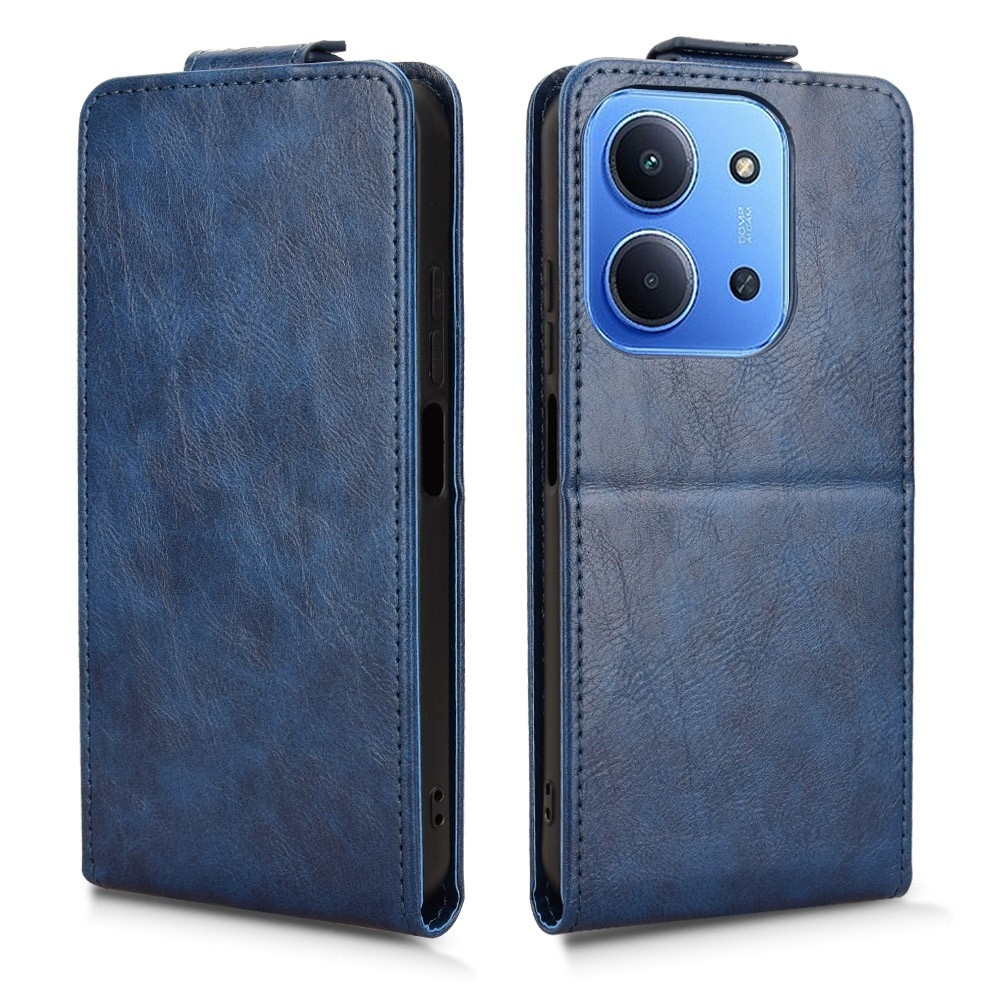 Vert flip tok Xiaomi Redmi 15C 4G (171mm)/Poco C85 4G (171mm) - kék