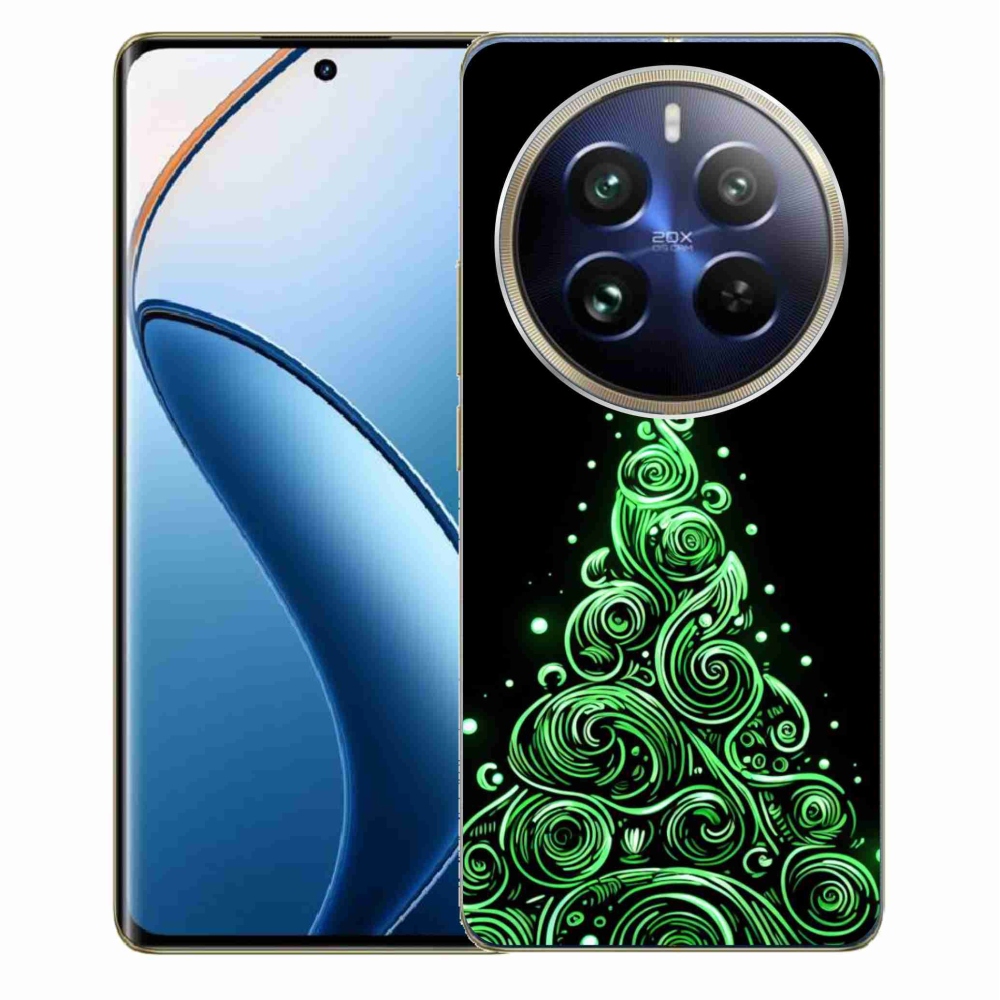 Gél borítás mmCase a Realme 12 Pro 5G/12 Pro+ 5G számára - neon karácsonyfa 3