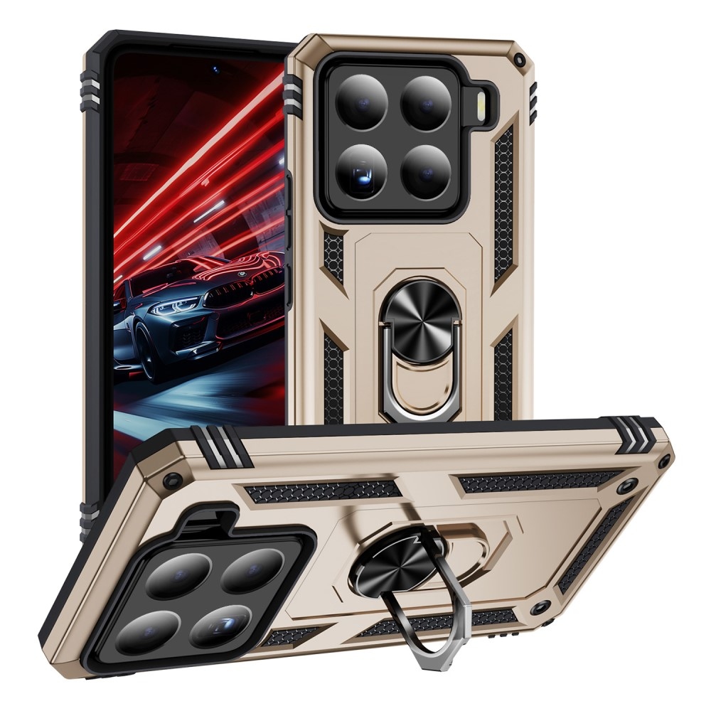 Gyűrűk tartós borító Xiaomi 15 - arany