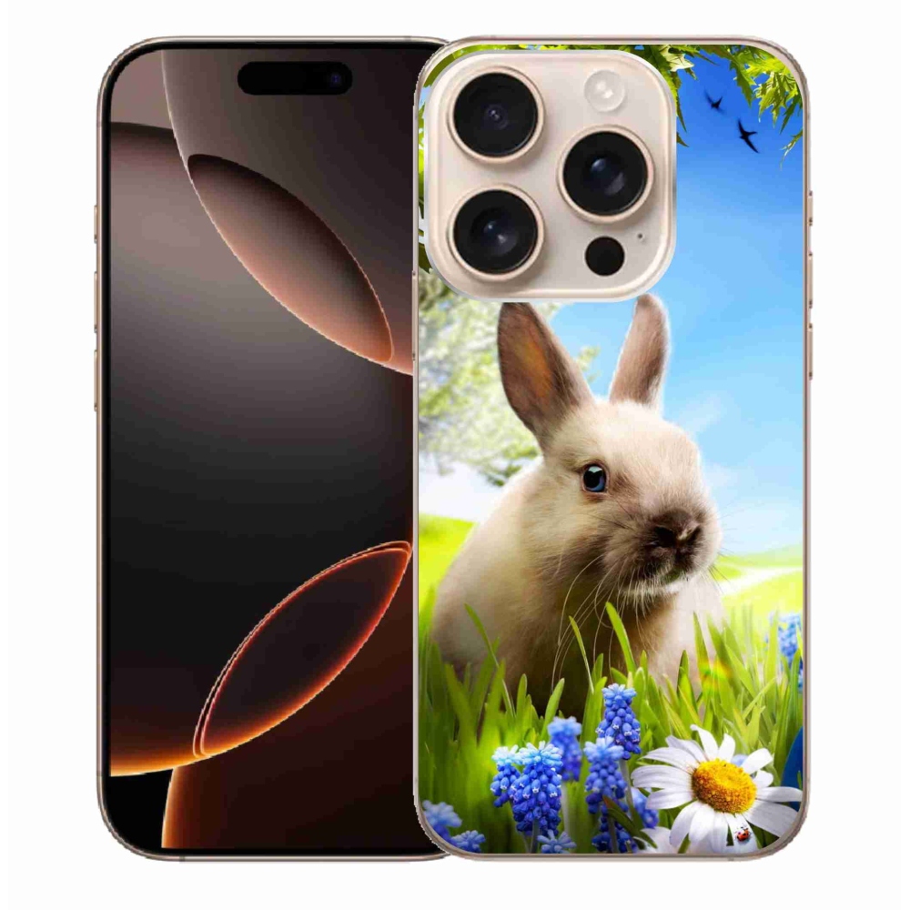 Zselés borítás mmCase iPhone 16 Pro Max készülékhez - nyuszi