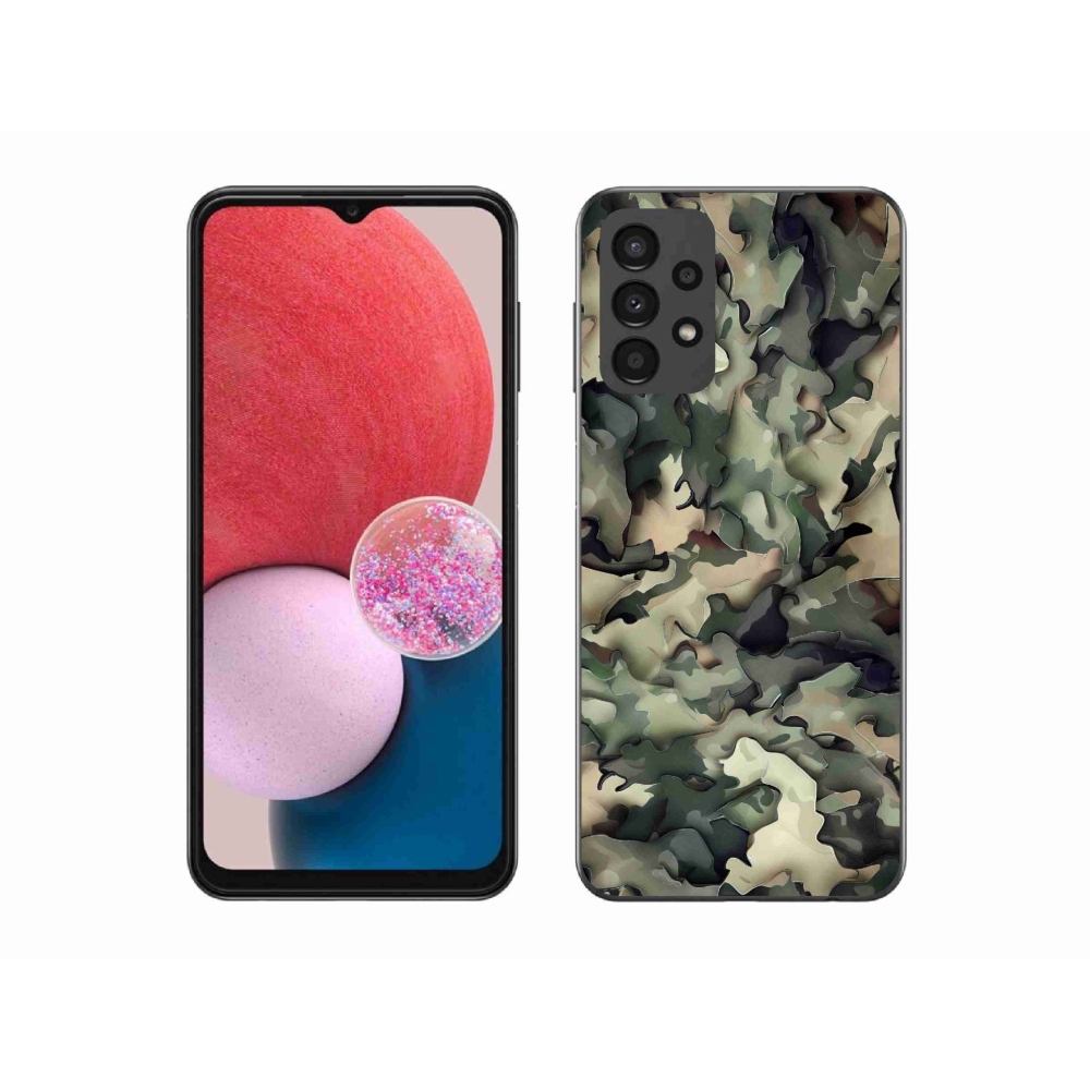 Zselés borítás mmCase Samsung Galaxy A13 4G - terepszínű minta 9