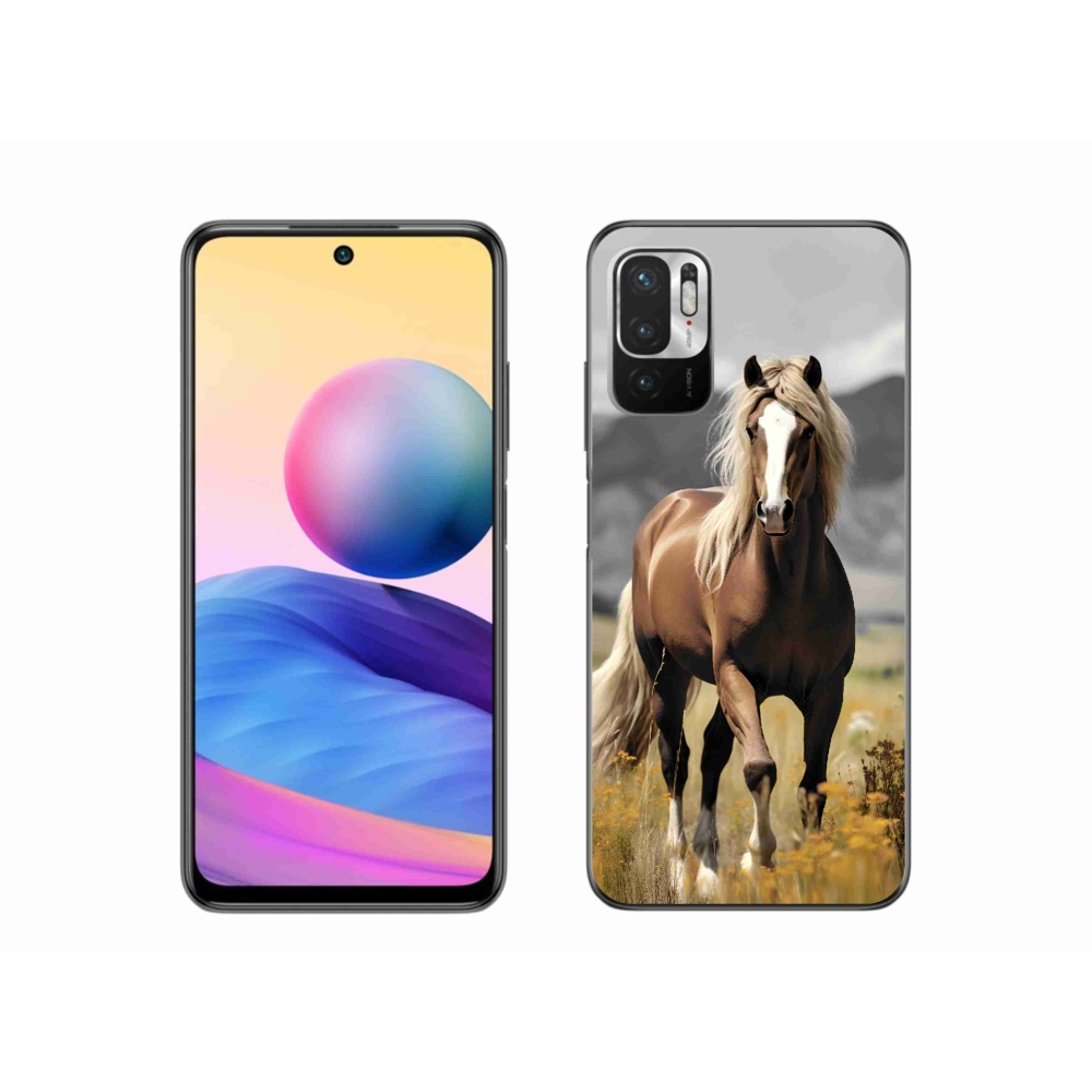 Zselés borítás mmCase a Xiaomi Poco M3 Pro/5G-hez - barna ló 1