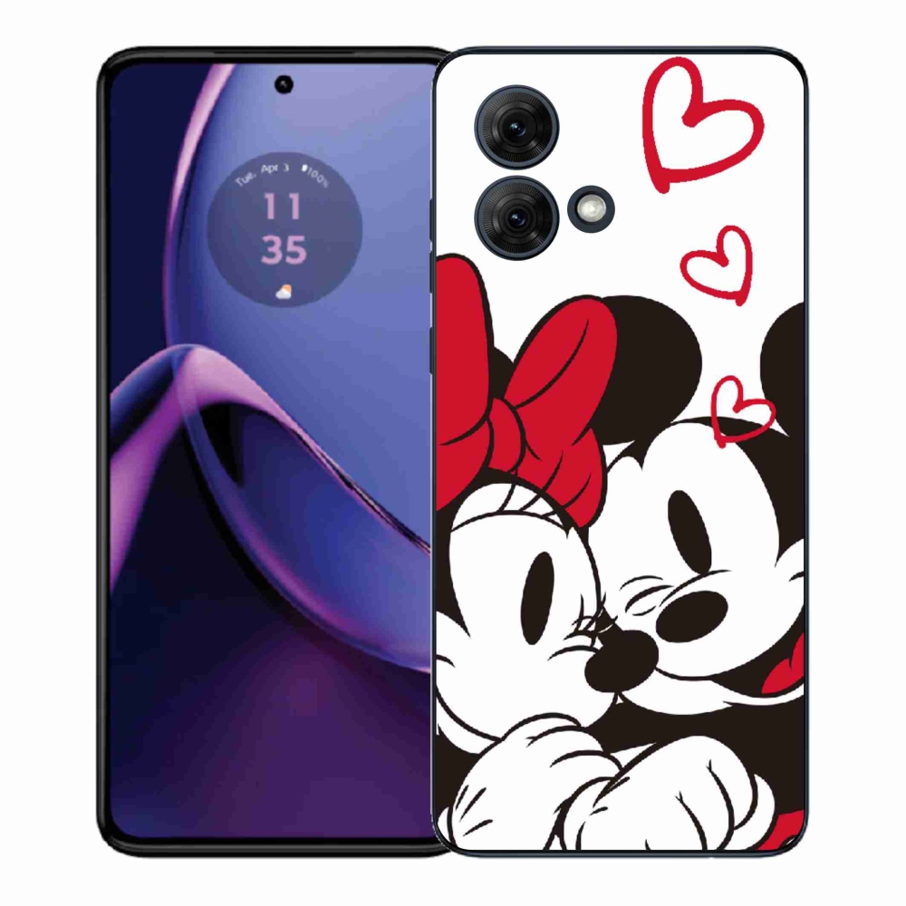 Zselés borítás mmCase Motorola Moto G84 5G - minnie és mickey