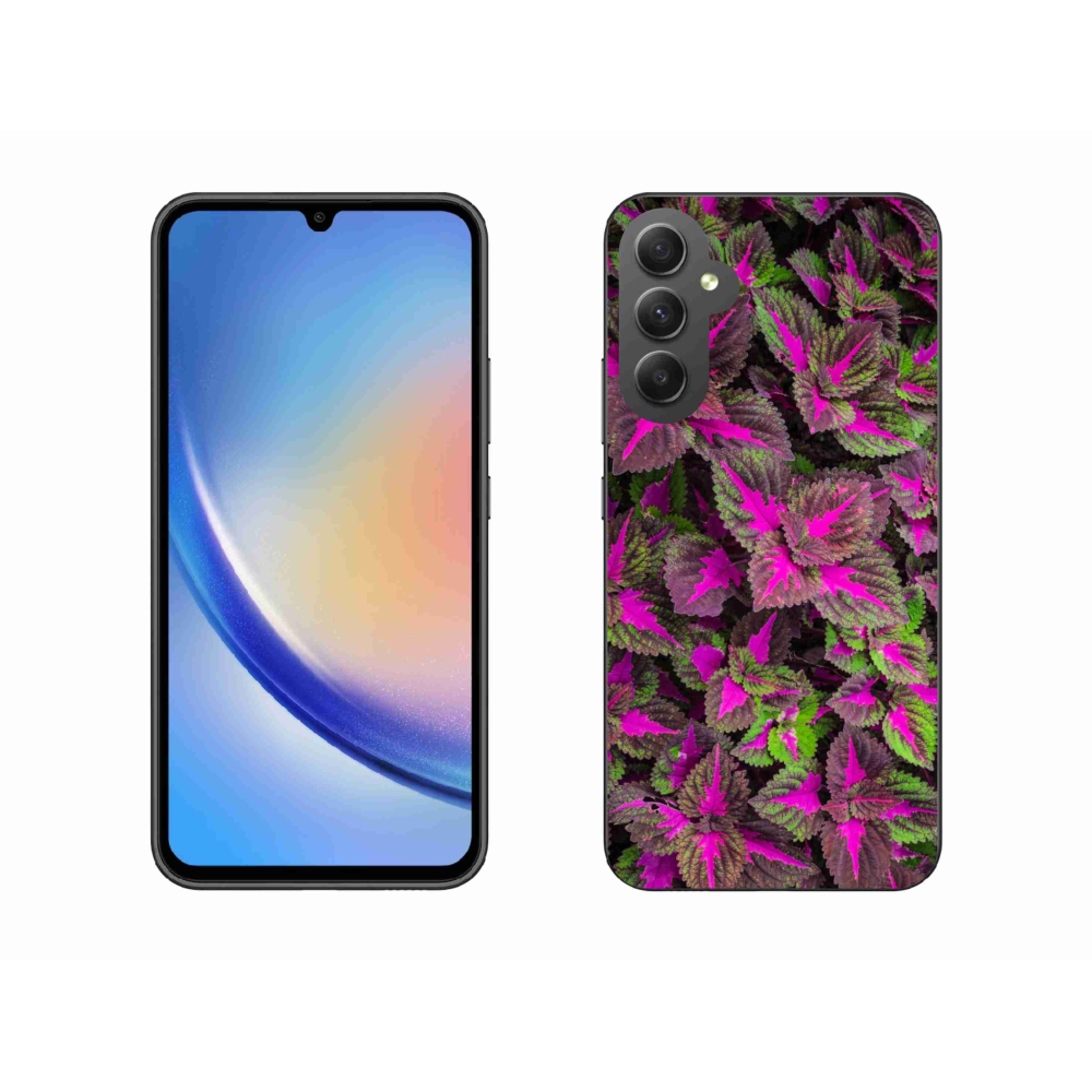 Gél borító mmCase Samsung Galaxy A34 5G - virágok 10