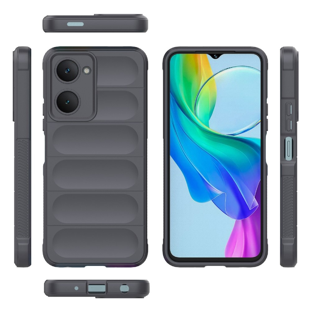 Rugg tartós zselés tok a Vivo Y28s 5G készülékhez - sötétszürke