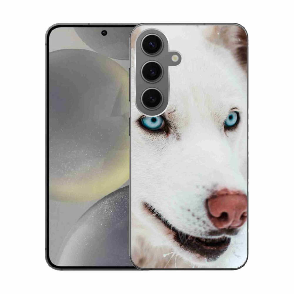 Gél tok mmCase a Samsung Galaxy S24 készülékhez - kutyaszemmel nézve