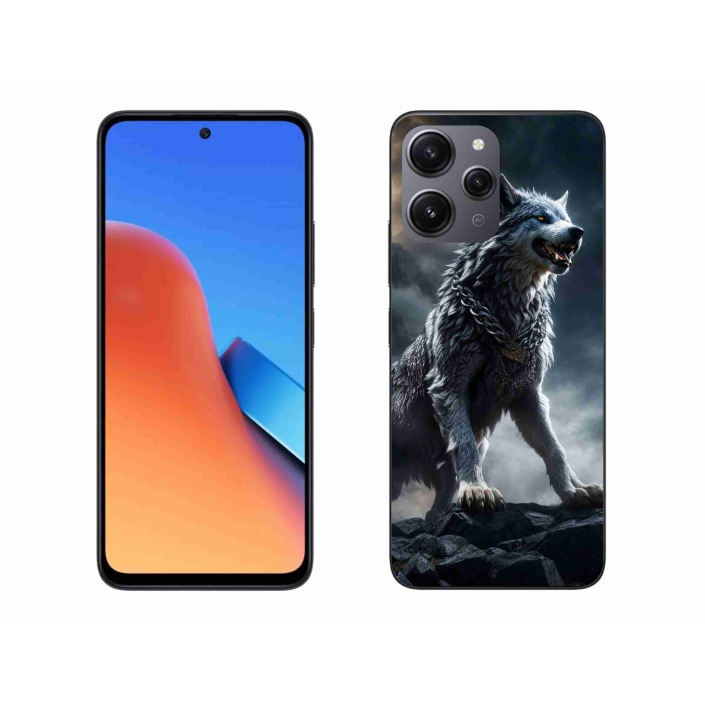 Gél borítás mmCase a Xiaomi Redmi 12-hez - farkas 1