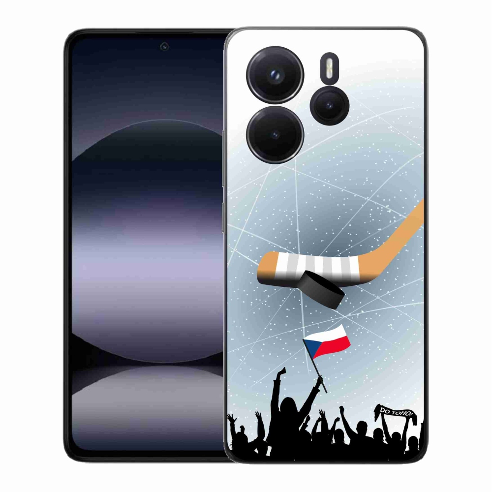 Gél borítás mmCase a Xiaomi Redmi Note 14-hez - hoki rajongóknak