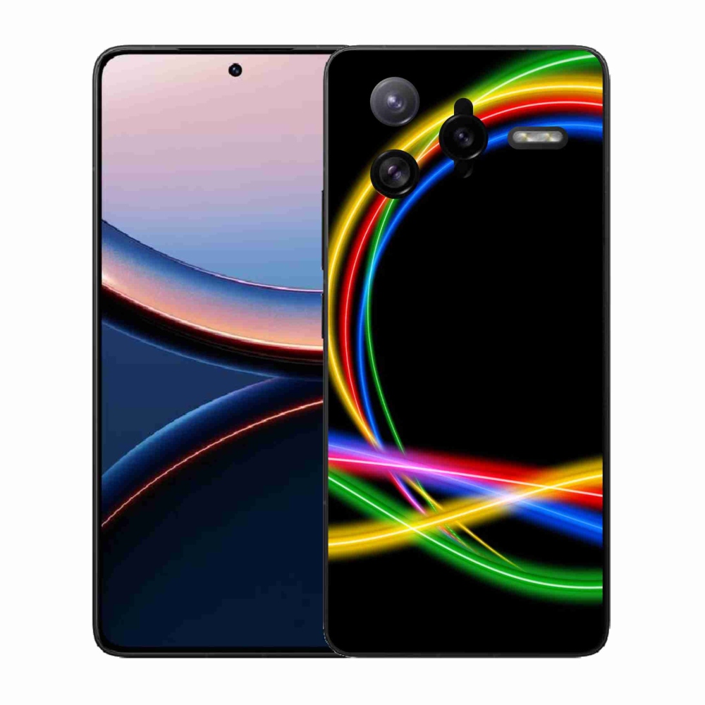 Gél borítás mmCase a Xiaomi Poco F7 Ultra számára - neon körök
