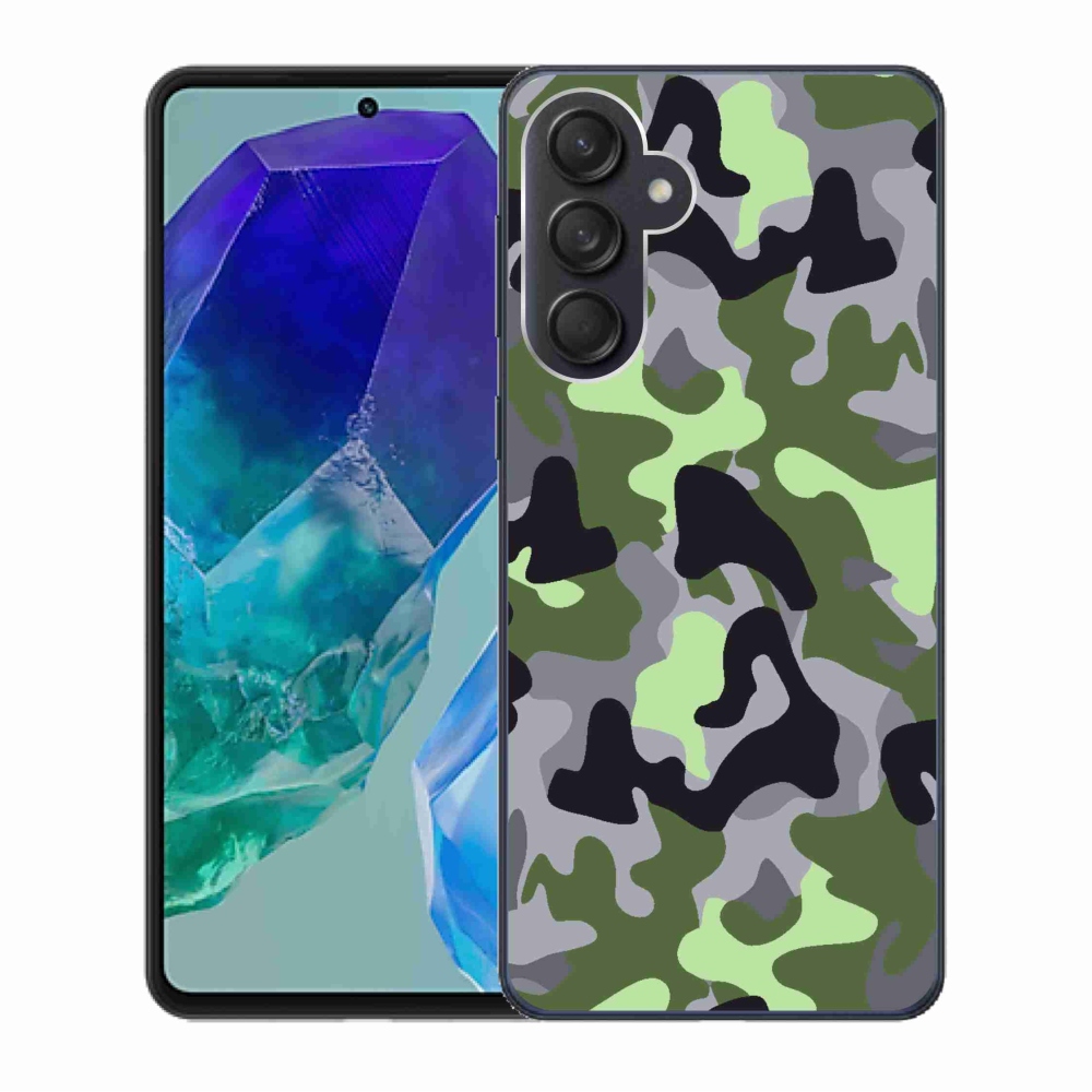 Gél védőhuzat mmCase Samsung Galaxy M55 5G - terepszínű minta 7