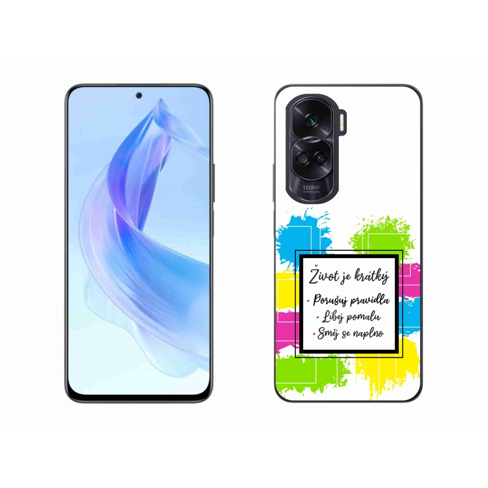 Gél borító mmCase a Honor 90 Lite készülékhez - idézem 5 fehér háttér