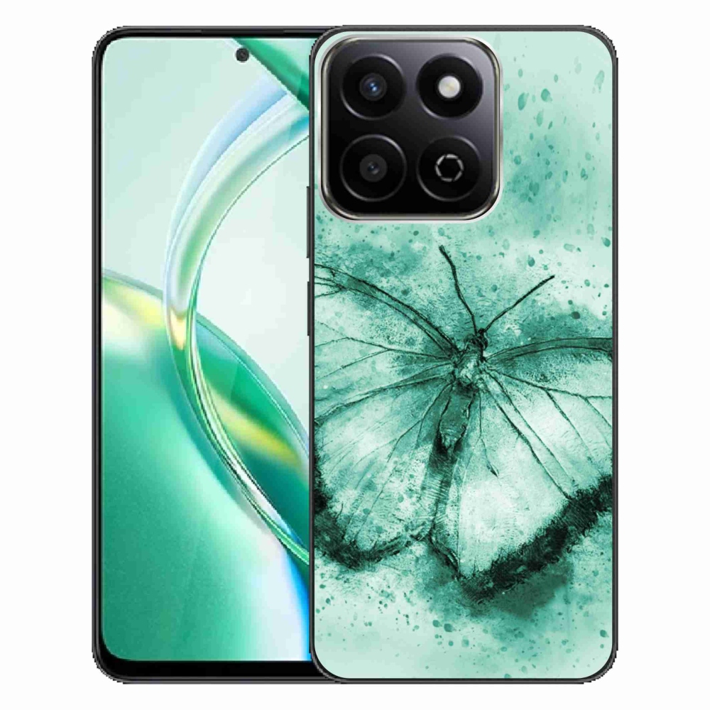 Gél tok mmCase a Honor 200 Smart 5G készülékhez - zöld pillangó