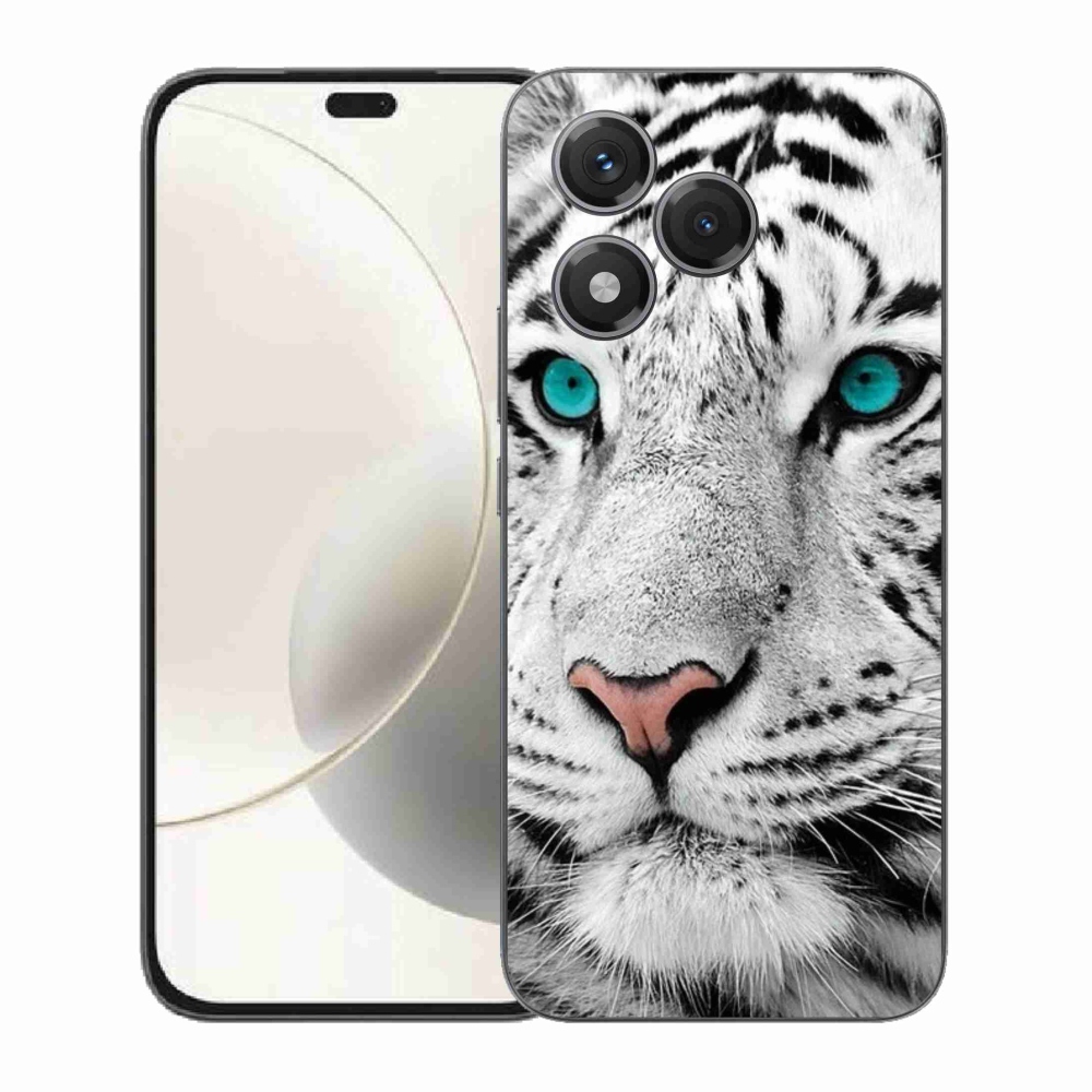 Zselés borítás mmCase a Honor 400 Lite-hoz - fehér tigris