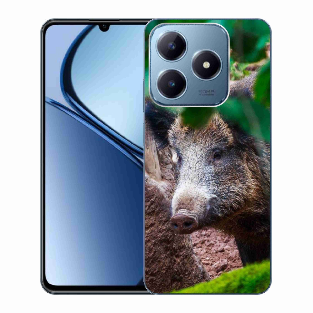 Zselés borítás mmCase a Realme C63 készülékhez - vaddisznó