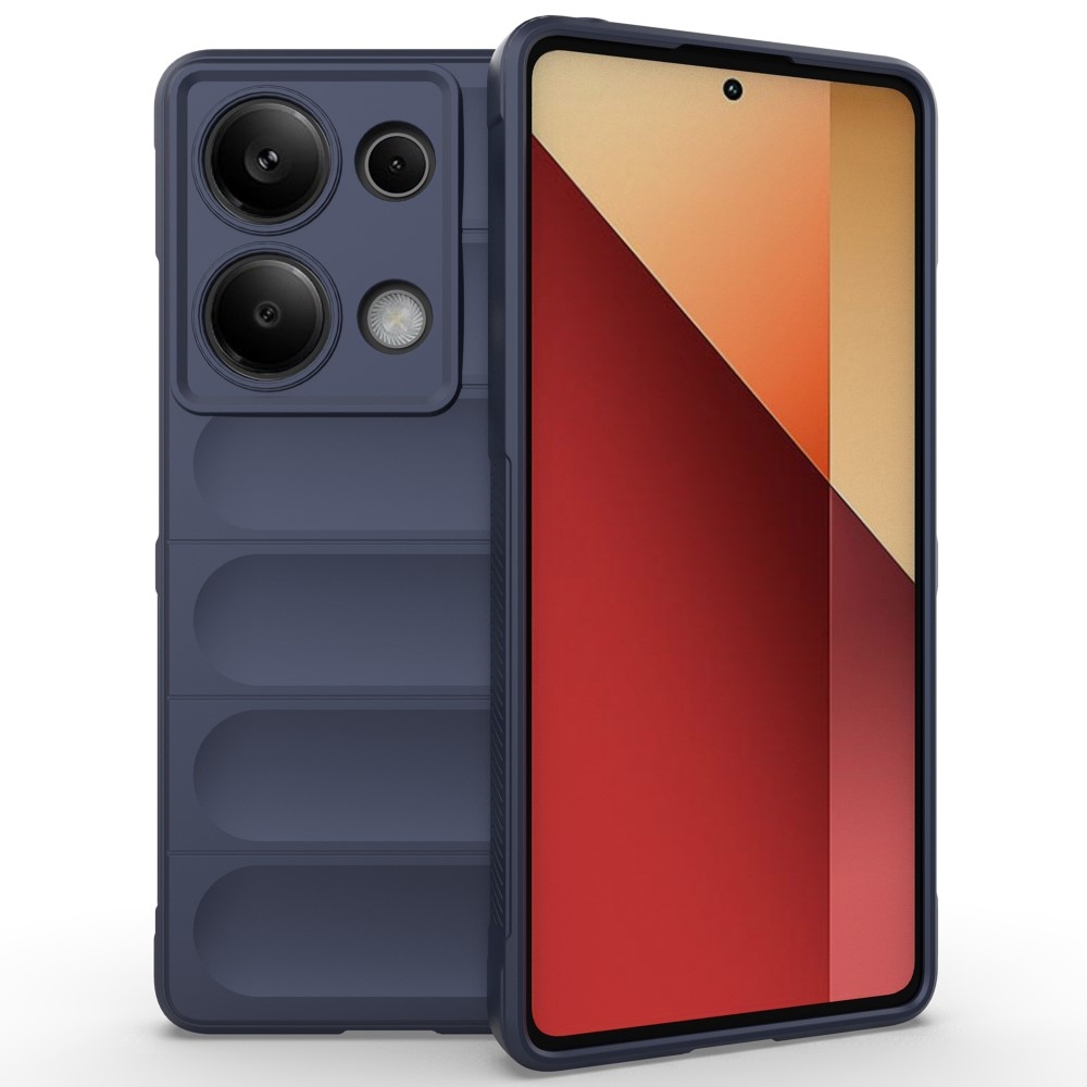 Rugg tartós zselés tok Xiaomi Redmi Note 13 Pro 4G/Poco M6 Pro - sötétkék