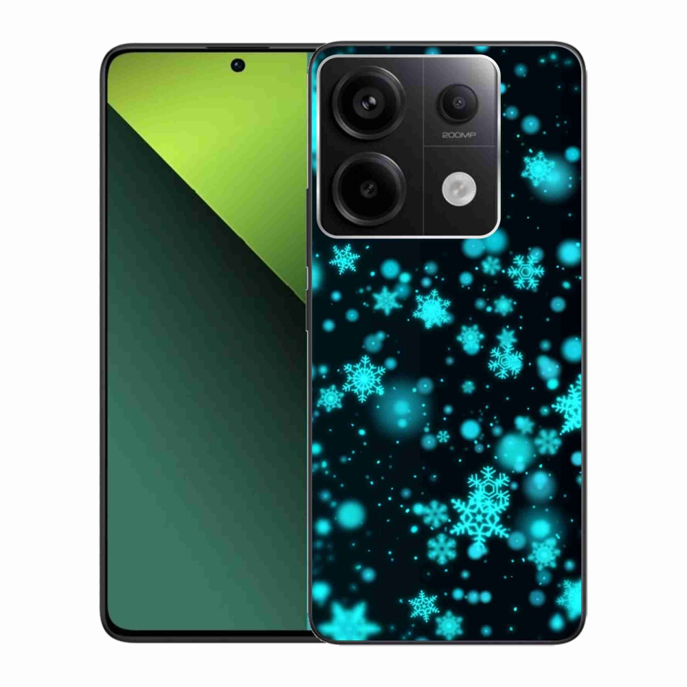 Gél borítás mmCase a Xiaomi Redmi Note 13 Pro 5G/Poco X6 5G - hópelyhek 1