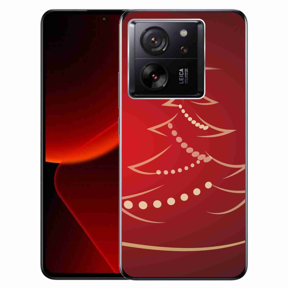 Gél borítás mmCase a Xiaomi 13T/13T Pro számára - karikatúra karácsonyfa