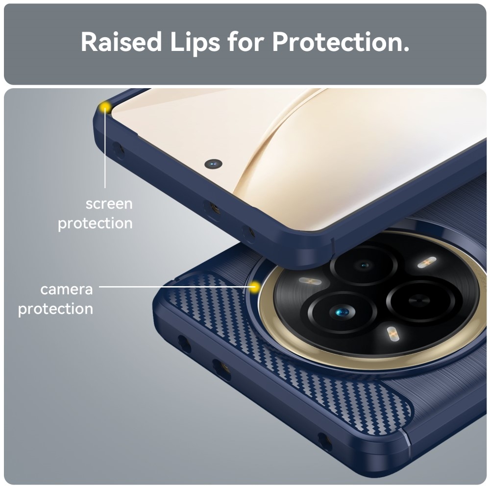 Szénálló zselés tok a Realme 14 Pro 5G készülékhez - kék