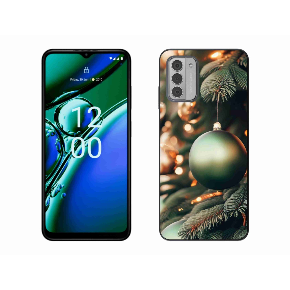 Zselés borítás mmCase a Nokia G42 készülékhez - karácsonyi dekorációk 1