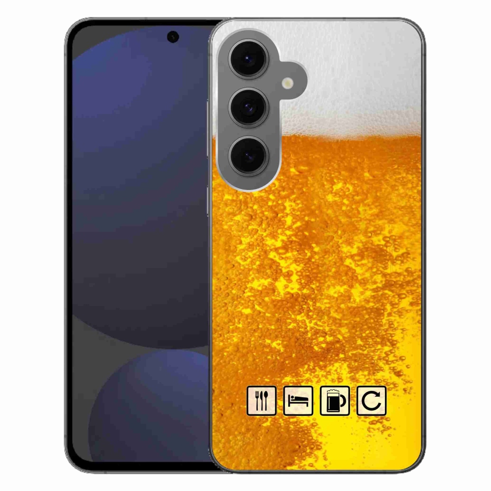 Zselés borítás mmCase Samsung Galaxy S24 FE - sör motívum 3