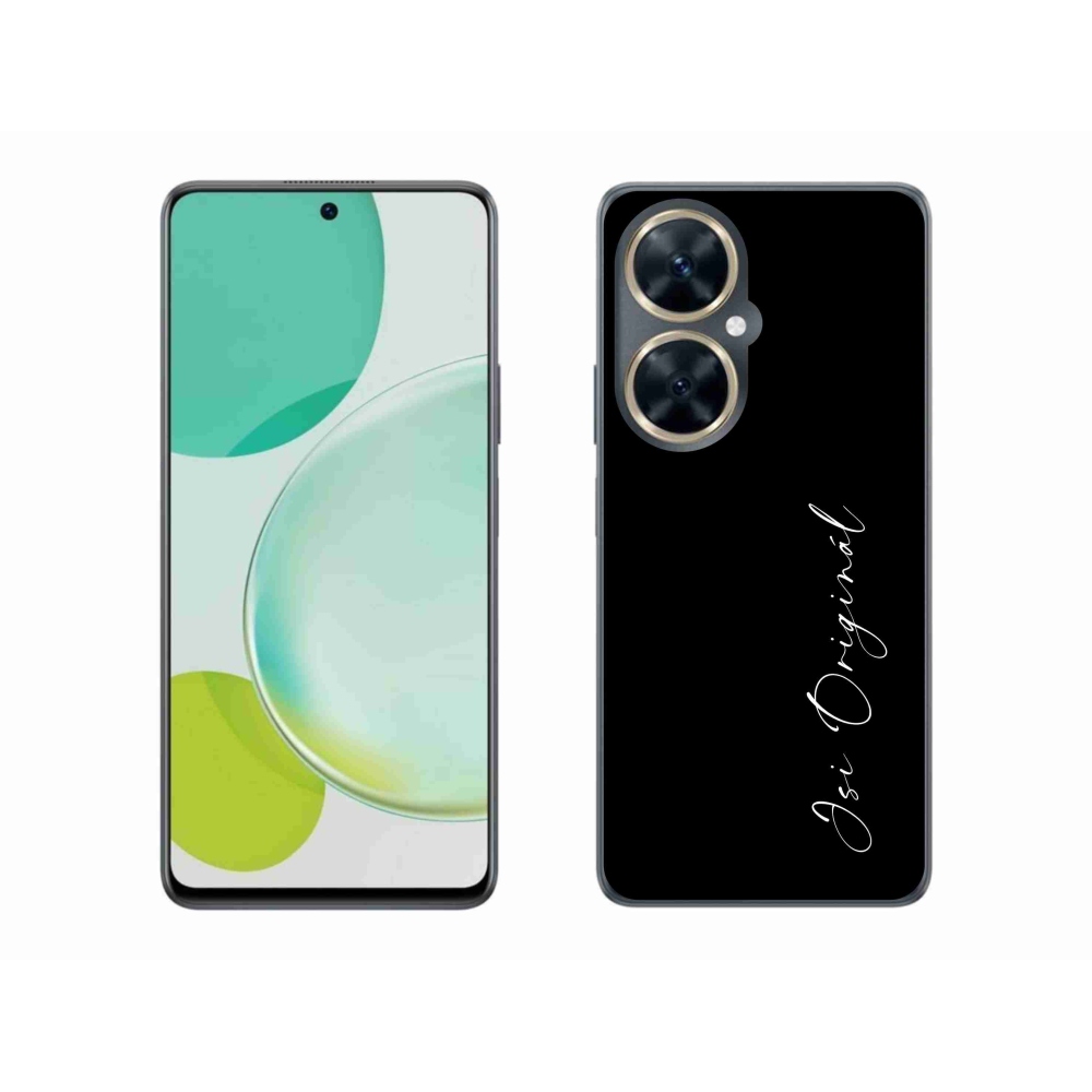 Gél borító mmCase a Huawei Nova 11i - Ön az eredeti fekete háttérrel