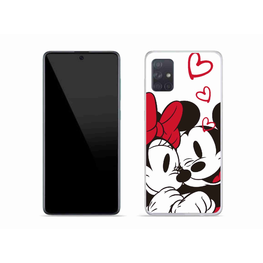 Gél borítás mmCase Samsung Galaxy A51 készülékhez - minnie és mickey