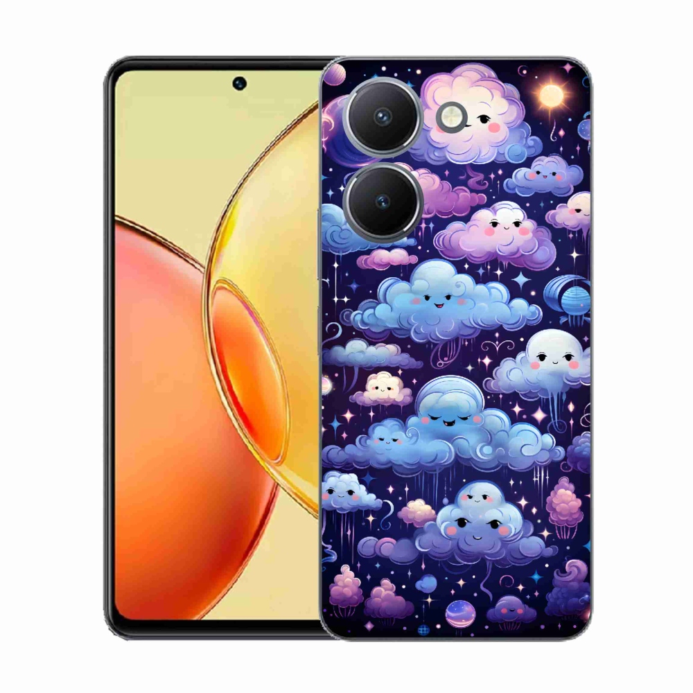Zselés borítás mmCase a Vivo Y36-hoz - felhők