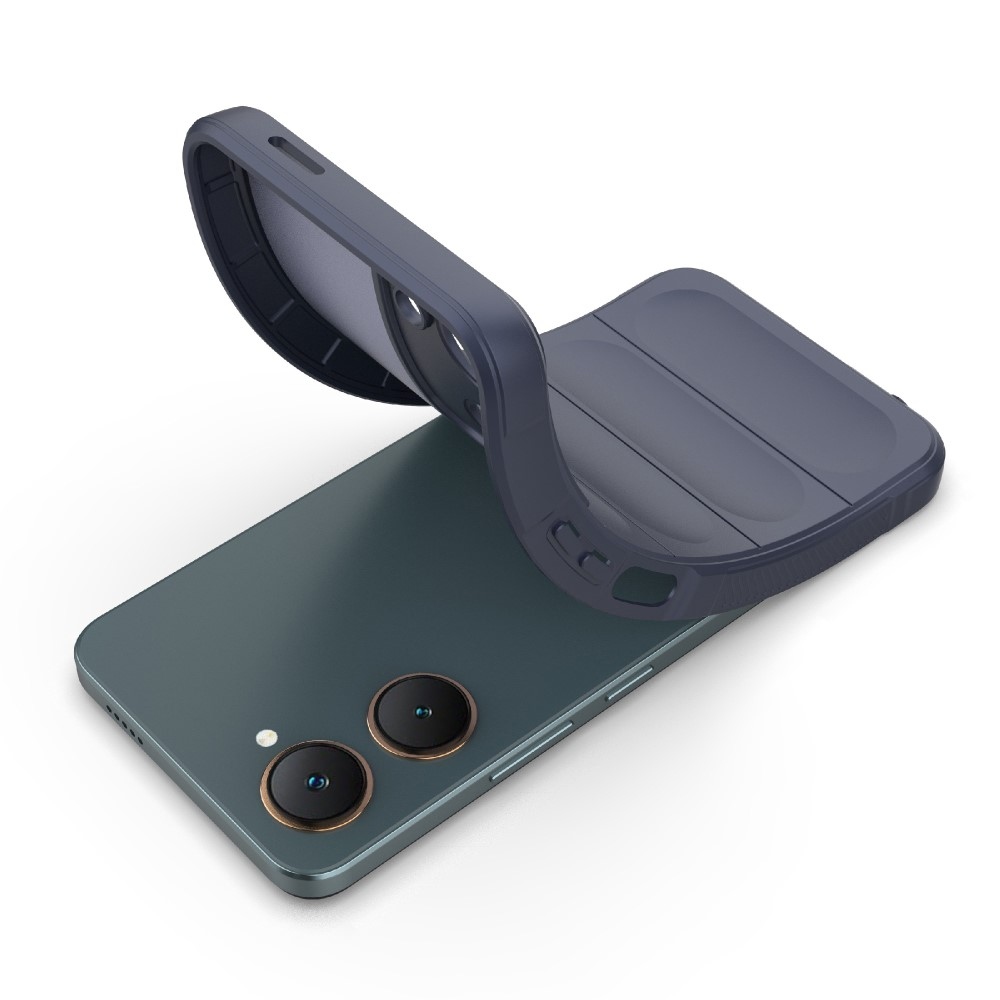 Rugg tartós zselés tok a Vivo Y28s 5G készülékhez - sötétkék