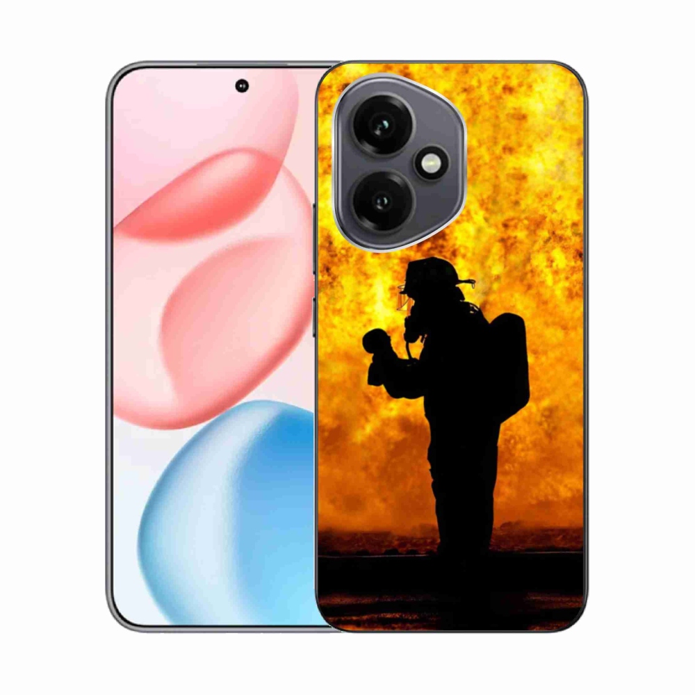 Zselés borítás mmCase Honor 400 - tűzoltóhoz