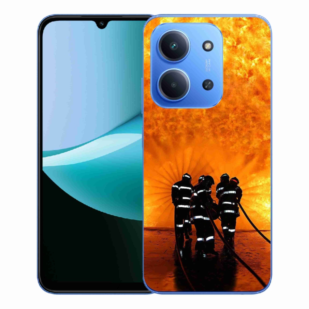 Gél borítás mmCase a Xiaomi Redmi 15C 4G/5G (173mm) - tűz