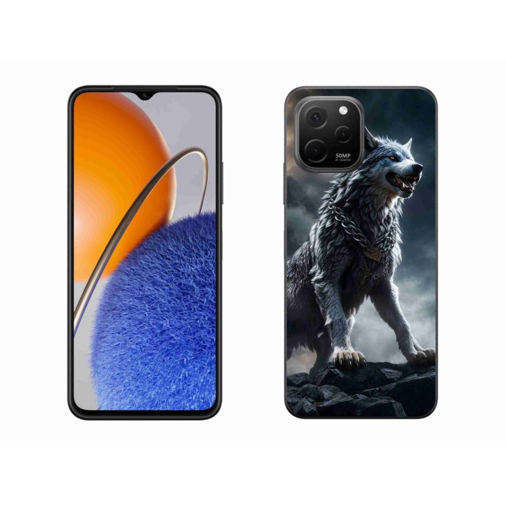 Gél borítás mmCase a Huawei Nova Y61 készülékhez - farkas 1
