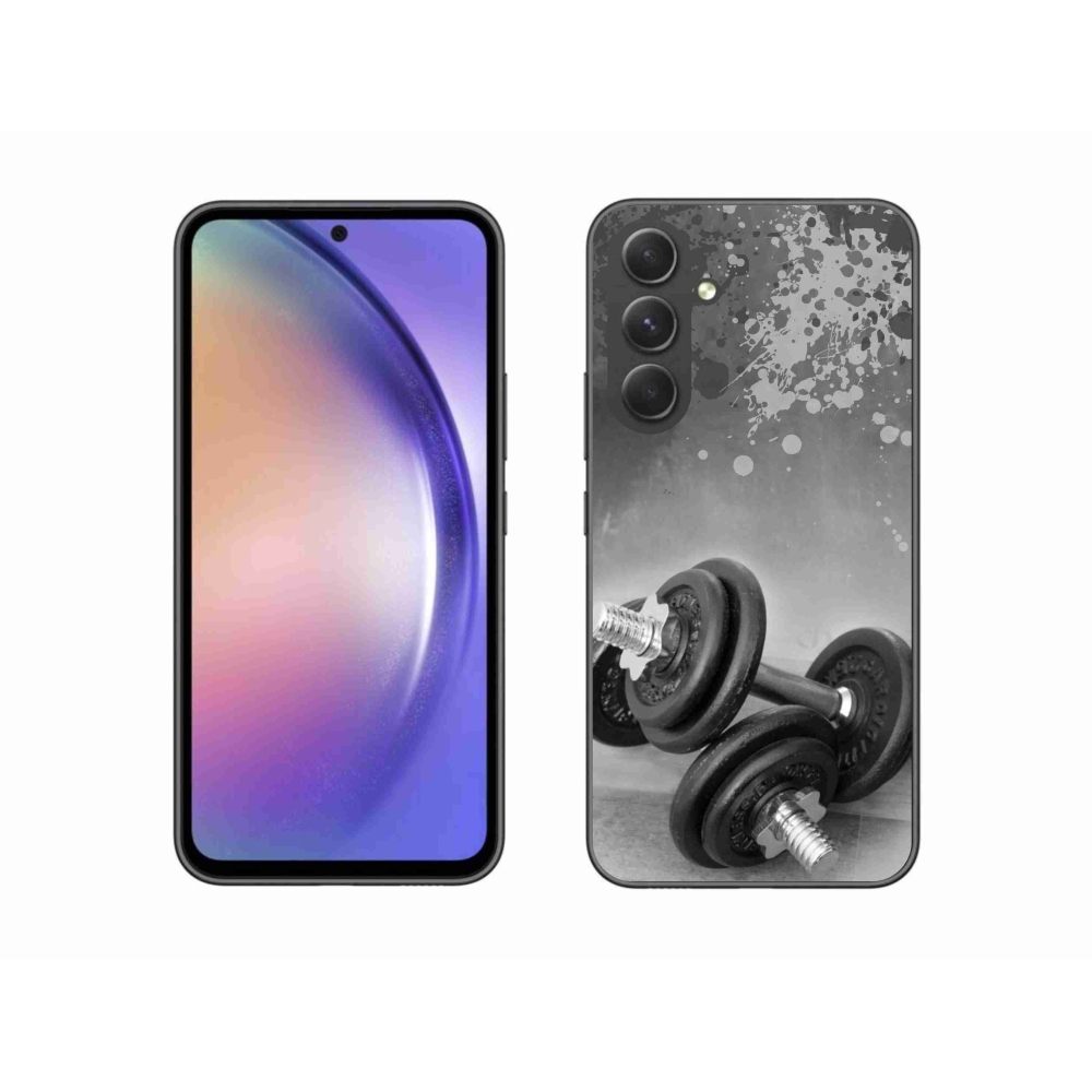 Zselés borítás mmCase Samsung Galaxy A54 5G készülékhez - súlyzók 1