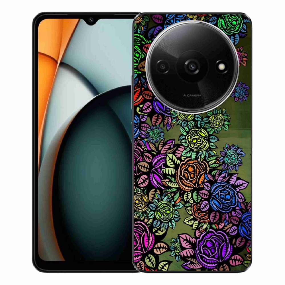 Gél borítás mmCase a Xiaomi Redmi A3-hoz - virágok 6