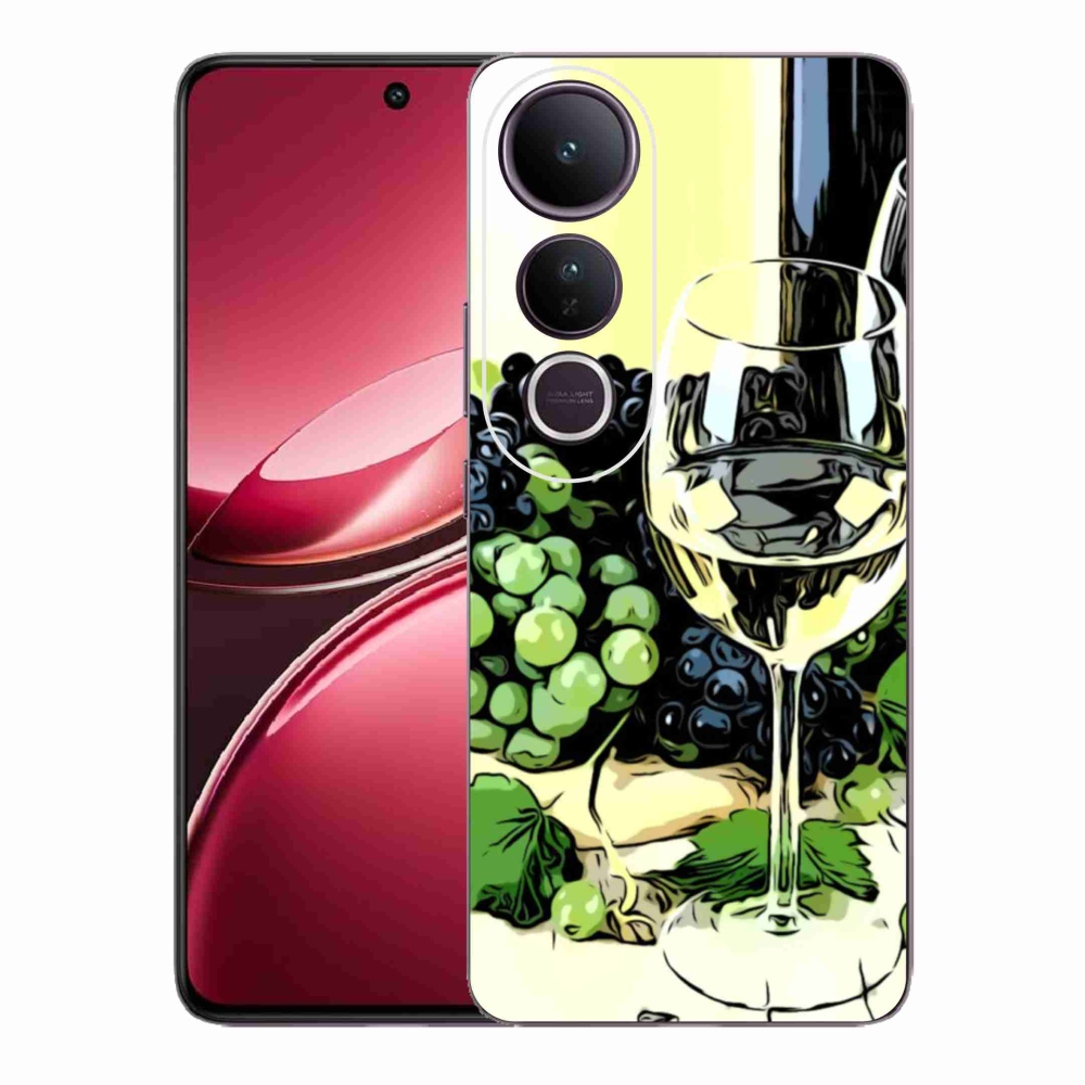 Gél borító mmCase a Vivo V50 Lite 4G/5G készülékhez - borospohár