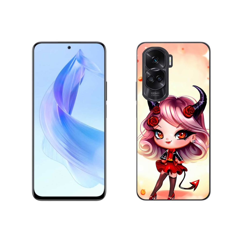 Zselés borítás mmCase a Honor 90 Lite-hoz - rajzfilm ördög