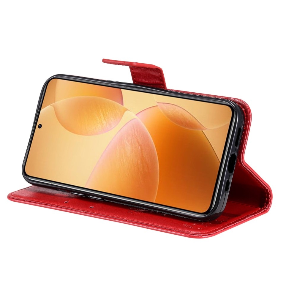 Fák könyve tok Xiaomi 14T Pro - piros