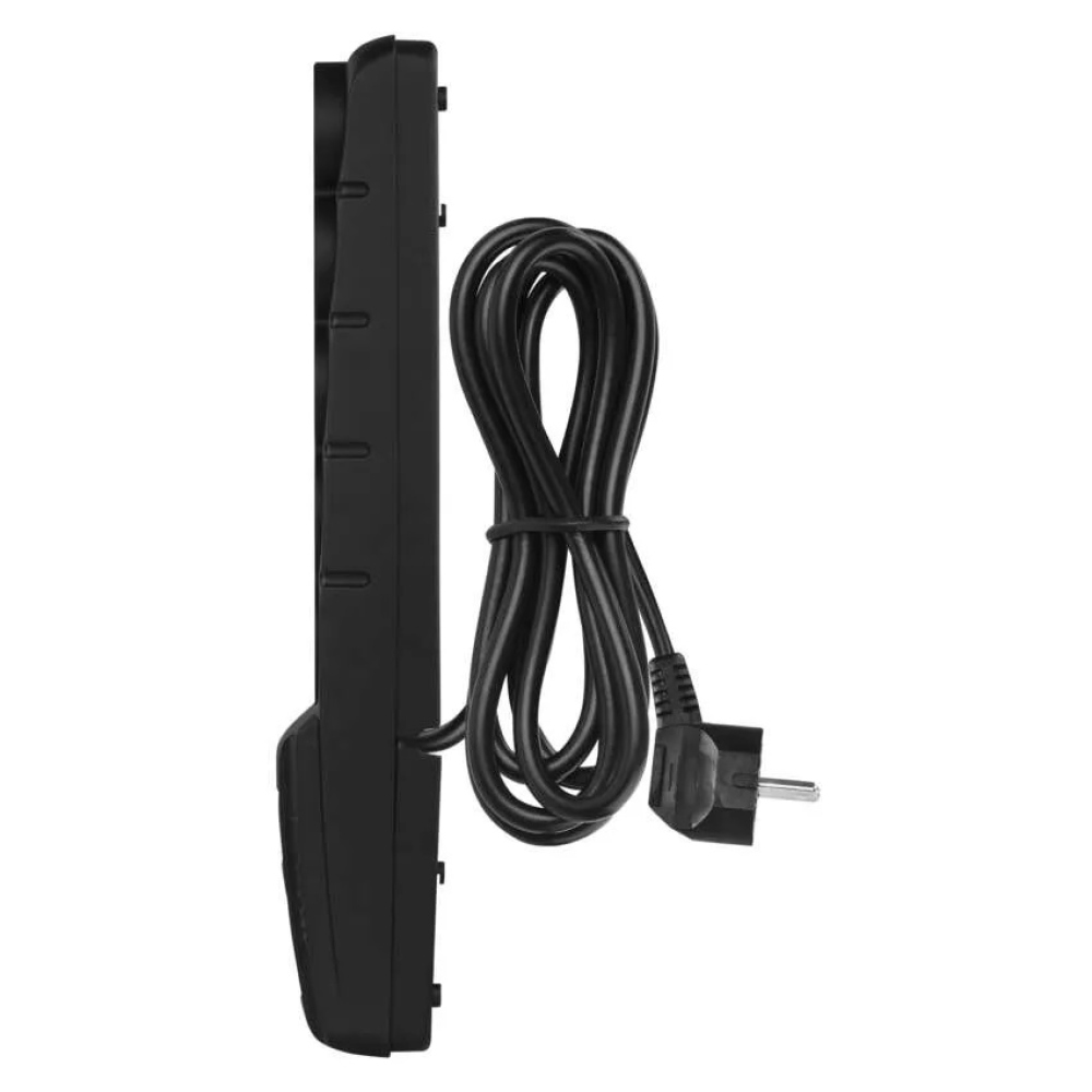 Túlfeszültségvédő - 5 aljzat, 3m - fekete