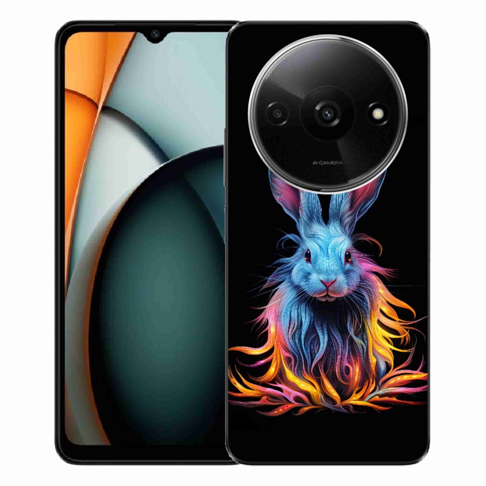 Gél borító mmCase a Xiaomi Redmi A3-hoz - absztrakt nyúl