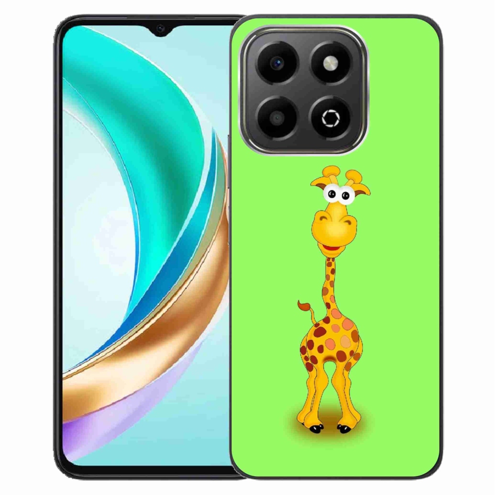 Zselés borítás mmCase a Honor X6b készülékhez - rajzfilm zsiráf