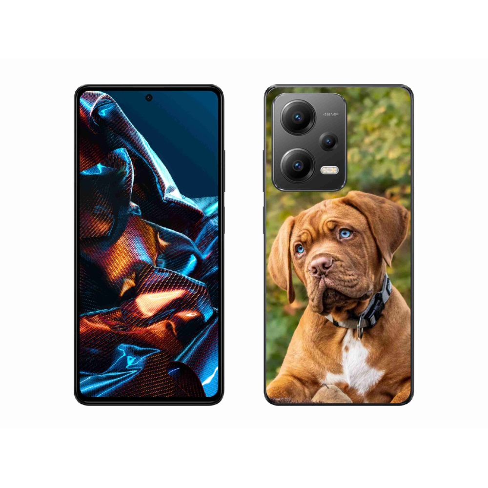 Gél borítás mmCase a Xiaomi Redmi Note 12 Pro 5G-hez - kölyökkutyakék