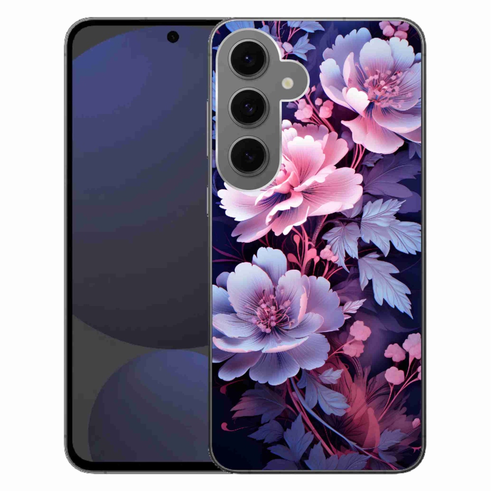 Gél védőhuzat mmCase Samsung Galaxy S24 FE - virágok 11