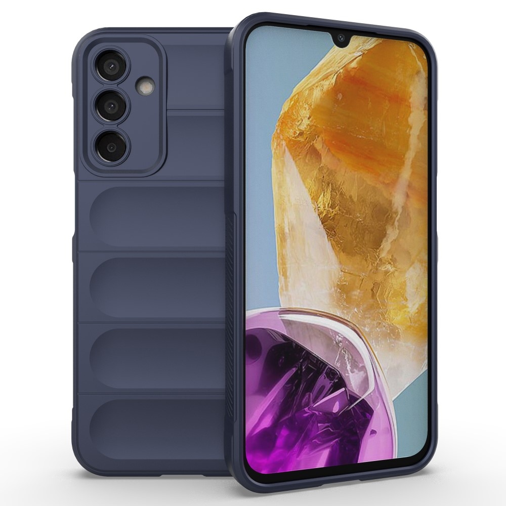 Rugg tartós zselés tok Samsung Galaxy M15 5G - sötétkék