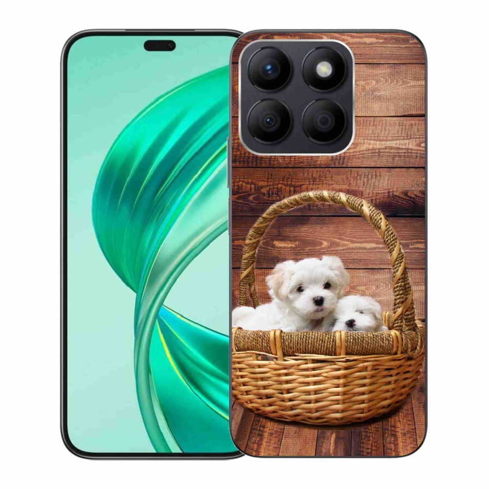 Zselés borítás mmCase a Honor X8b készülékhez - kölyökkutyák