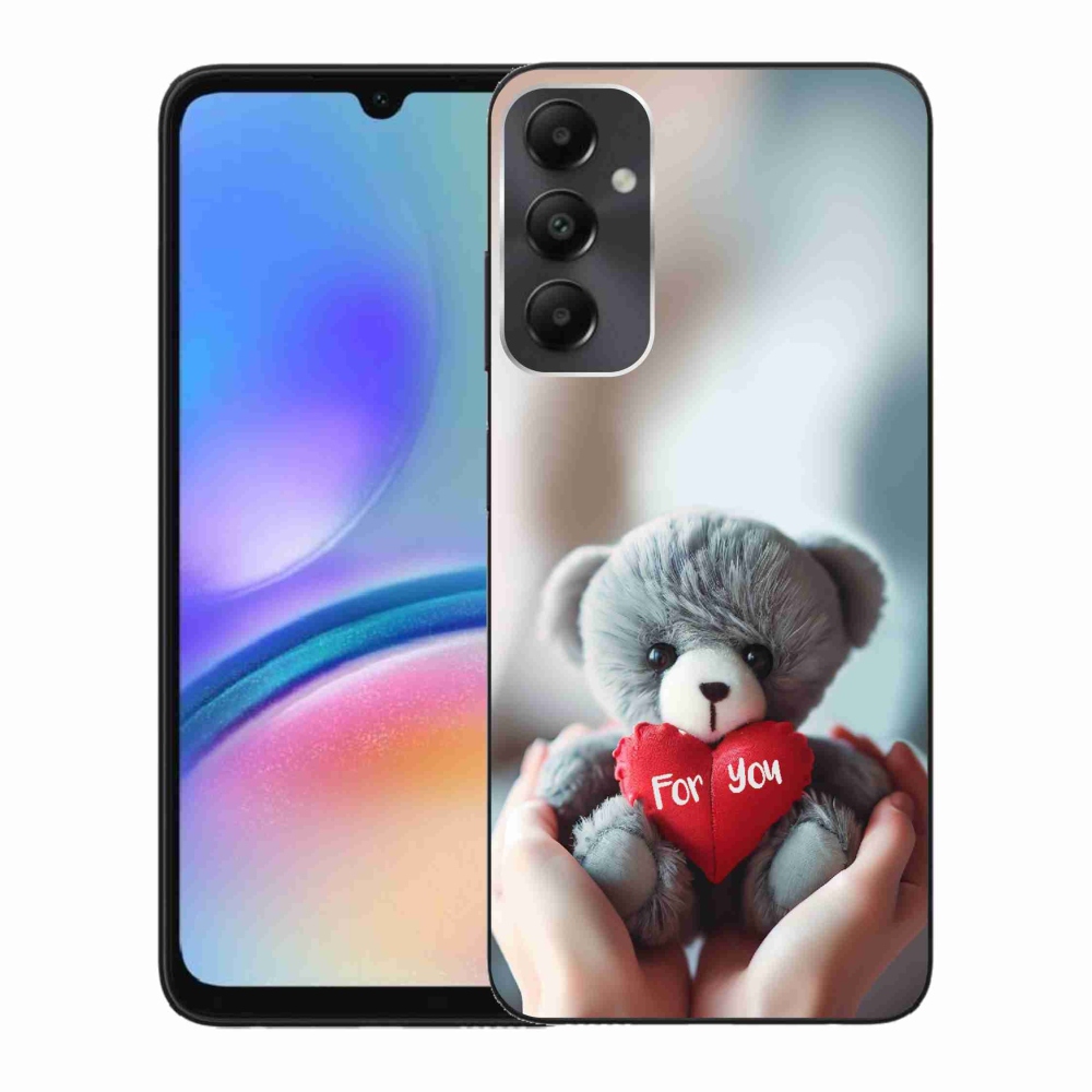 Gél borítás mmCase Samsung Galaxy A05s készülékhez - mackó szerelmeseknek