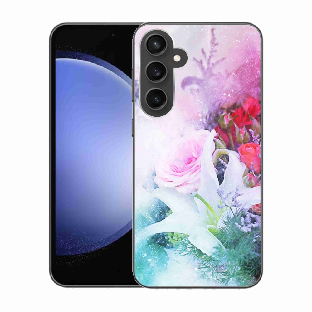 Gél borítás mmCase Samsung Galaxy S23 FE - virágok 4