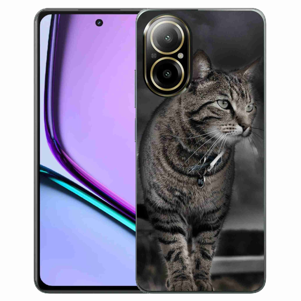 Zselés borítás mmCase a Realme C67 készülékhez - macska